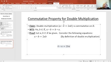 Abstract Algebra 1.3.3 -- Double Multiplication is Commutative on R