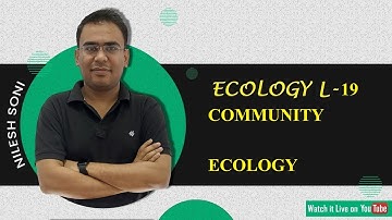 COMMUNITY ECOLOGY | NILESH SONI