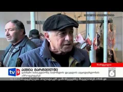 ახალი 6 | აქცია მარტვილში | 23.03.13