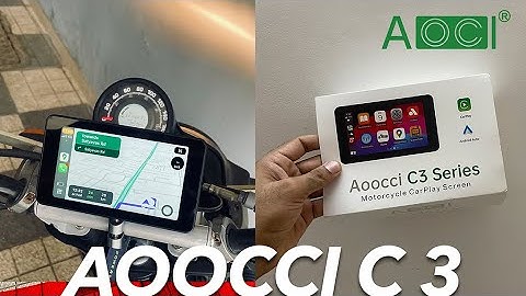 MOST AFFORDABLE MOTORCYCLE CARPLAY - AOOCCI C3 