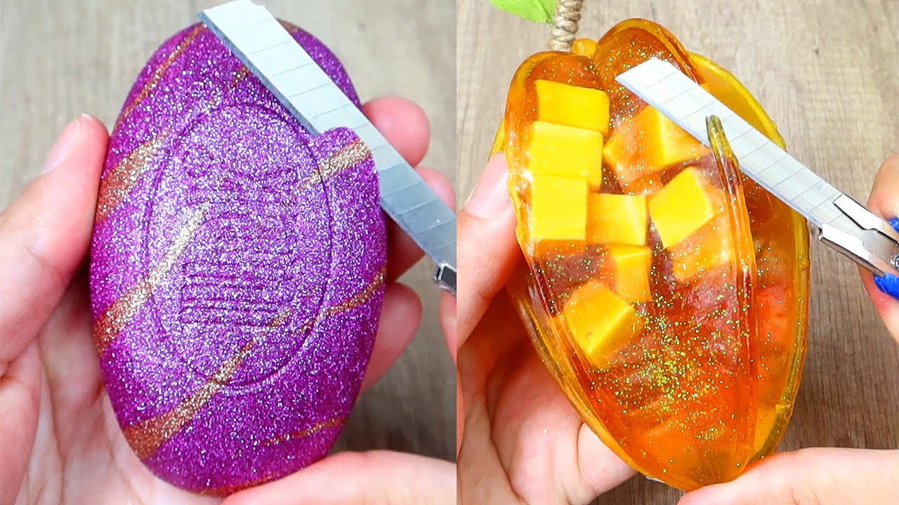 Relaxing Soap Cutting ASMR. Satisfying Soap and lipstick cutting. Corte de jabón - 705