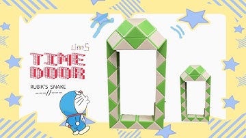 Rubik’s snake 48 : TIME DOOR - Step by step & SLOW