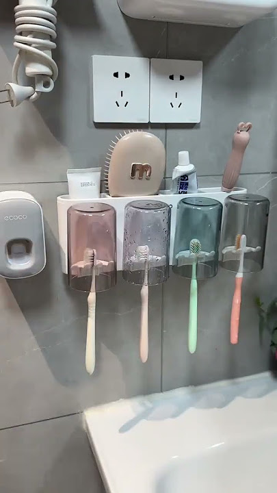Mop rack #Mop clamp #Suction cup mop rack