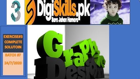 graphic designing  exercise 3 batch 7 digiskills//formationtn/graphic  exercise3  complete solution