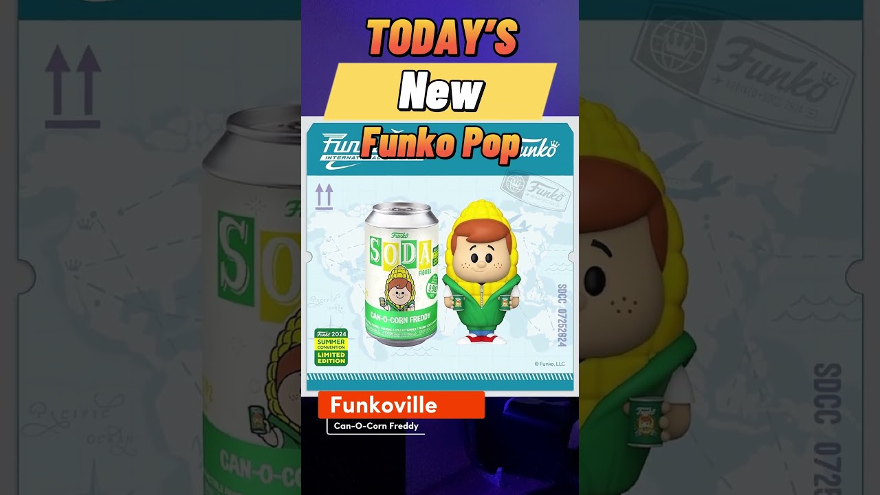 New Can-O-Corn Freddy Funko Pop | SDCC 2024