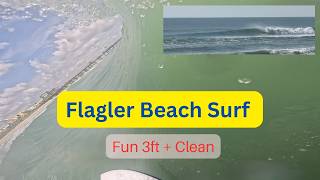 Flagler Beach Pier Surf Session | 2-3ft Clean Conditions