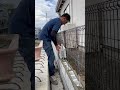 1日443丁積む男#ブロック #職人