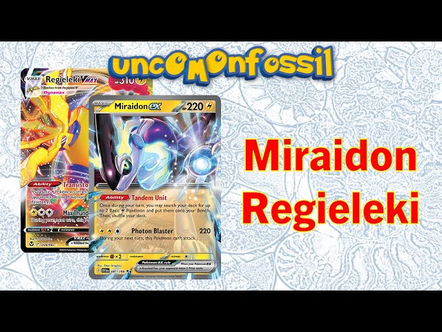 Pokemon Trading Card Game: Miraidon ex and Regieleki ex VMAX Battle Deck