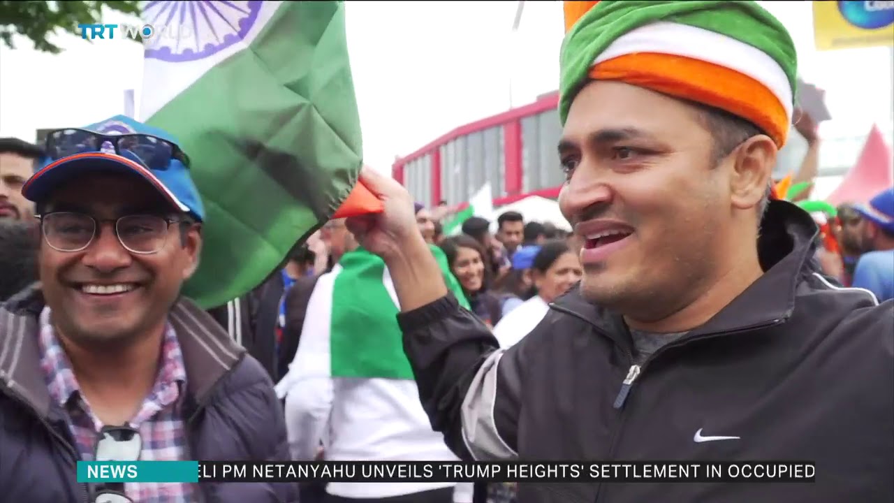 Indians celebrate win against Pakistan newspaper mockup