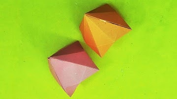 How to make Easy paper pyramid |origami pyramids for beginners making |Mr.Paper crafts