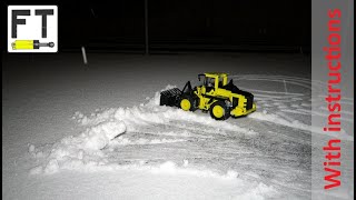 LEGO wheel loader clearing snow by functional Technic 7,210 views 3 years ago 3 minutes, 58 seconds