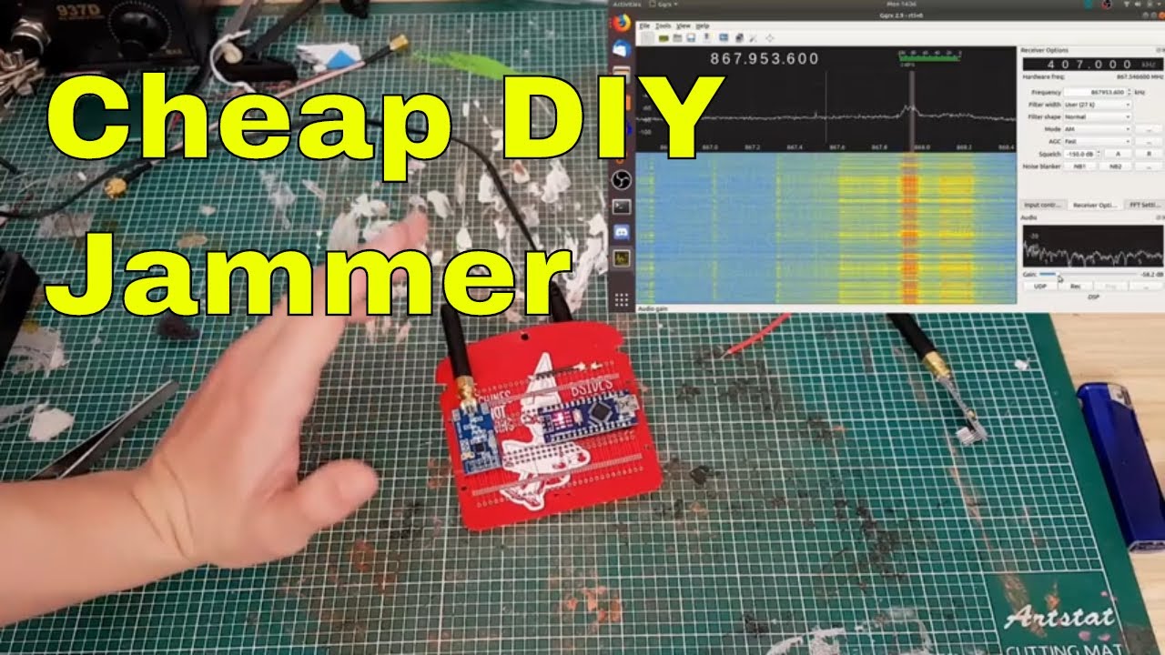 How to Make A Mobile Multi Frequency Jammer - YouTube