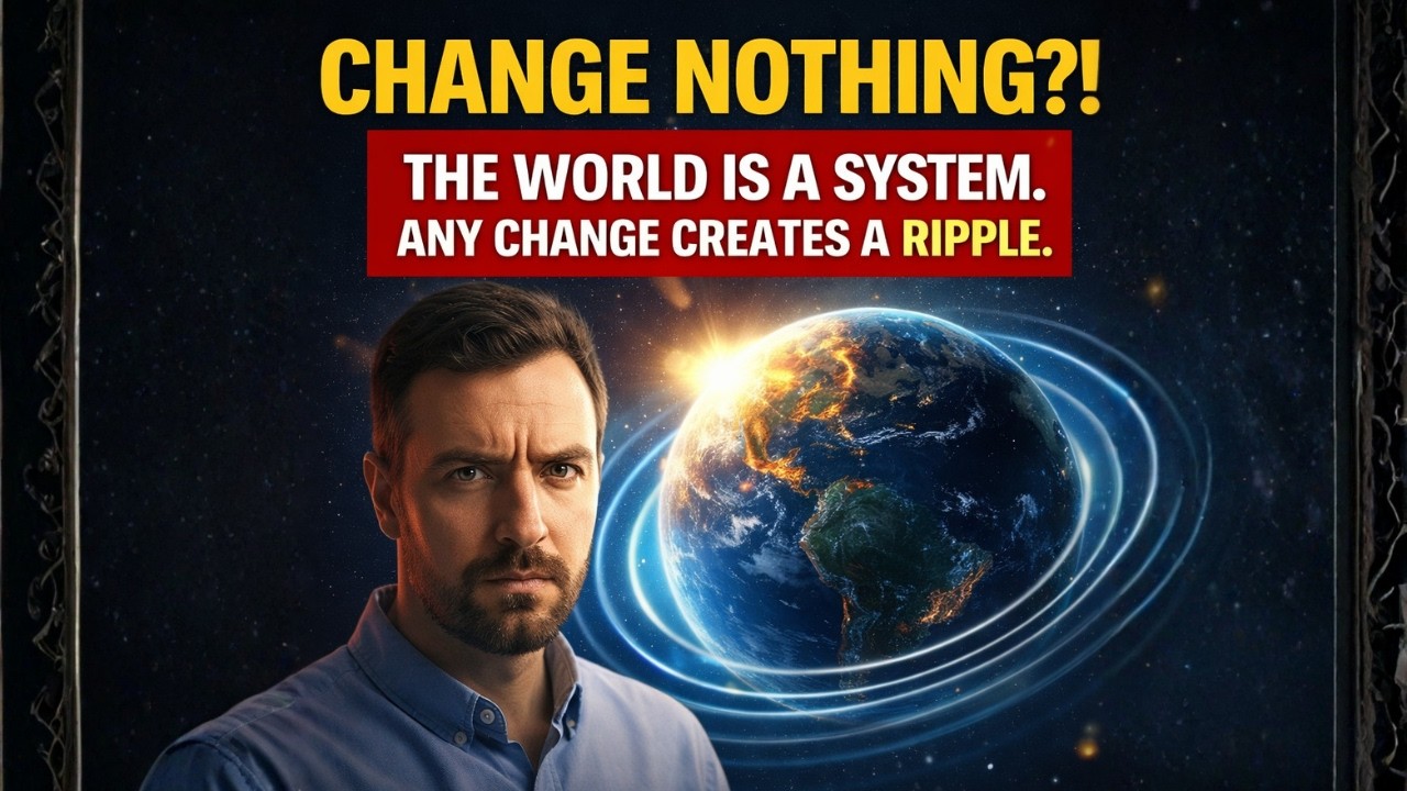 Part 1: Change Nothing – World is a System  - Change will Cause a Ripple Reaction.