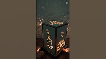 El yapımı gece lambası#lamba # gece lambası