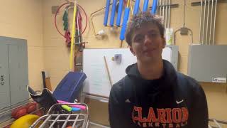 Clarion Area s Nathan Frederick