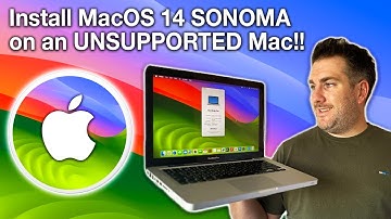 EENVOUDIGE GIDS; Hoe installeer je MacOS Sonoma 14 op een NIET-ONDERSTEUNDE MacBook, iMac, Mac Mi...