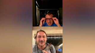 Totti a Vieri: "La Roma? Si stanno facendo il segno della croce"