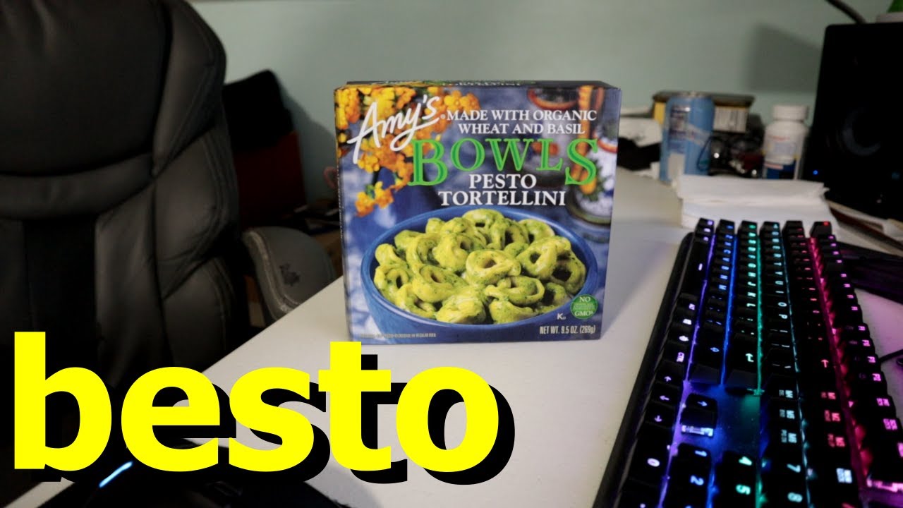 Amy's Pesto Tortellini Review YouTube