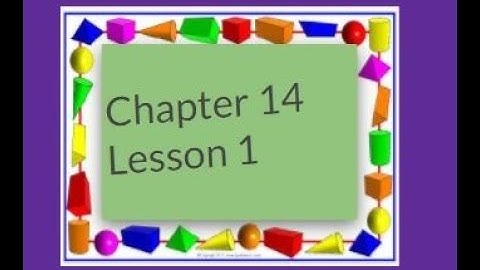 My Math Flip Chapter 14 Lesson 1