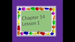 My Math Flip Chapter 14 Lesson 1