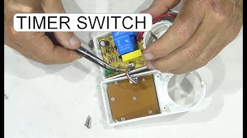 DISASSEMBLE DIGITAL TIMER SWITCH AND BATTERY CONTROLL