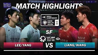 Liang Wei Keng Wang Chang vs Lee Jhe Huei Yang Po Hsuan World Championships 2026 SF