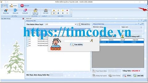 Code phần mềm quản lý quán cà phê C# - winform full báo cáo Bộ môn Công nghệ .NET