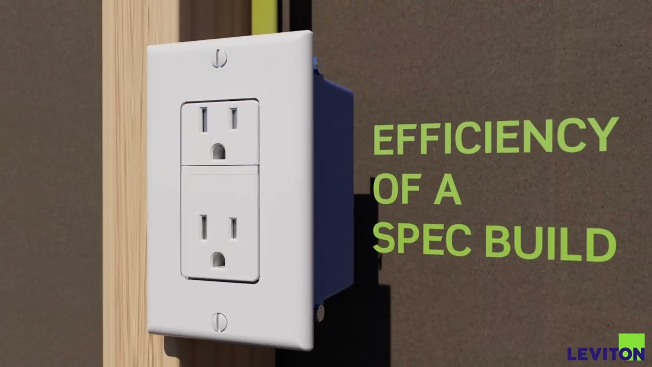 Builders Have a Choice – Leviton Decora Evolve: Switches + Outlets. Forever Changed.