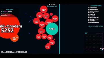 Agar.io - Neazrth & Hyesoo Random Server Takeover 14