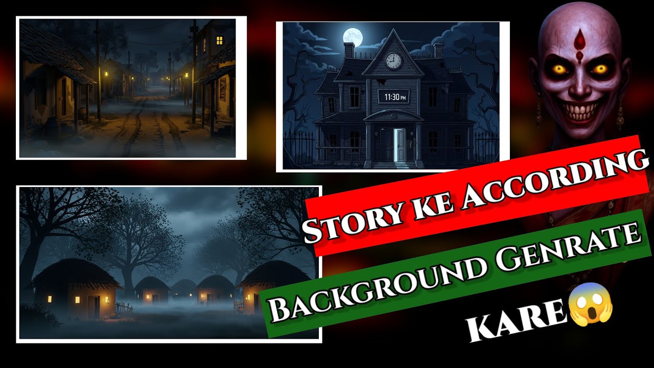 Story ke according background kaise genrate kare || Cartoon video kaise banaye 