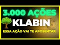 CHEGUEI A 3.000 AÇÕES DA KLBN4 (KLABIN) - QUANTO EU GANHO DE DIVIDENDOS EM 2023?