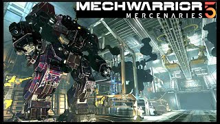Mechwarrior 5 Mercenaries.  Обзор меха Thunderbolt TDR-5S-T.  Ходячее лазер шоу.