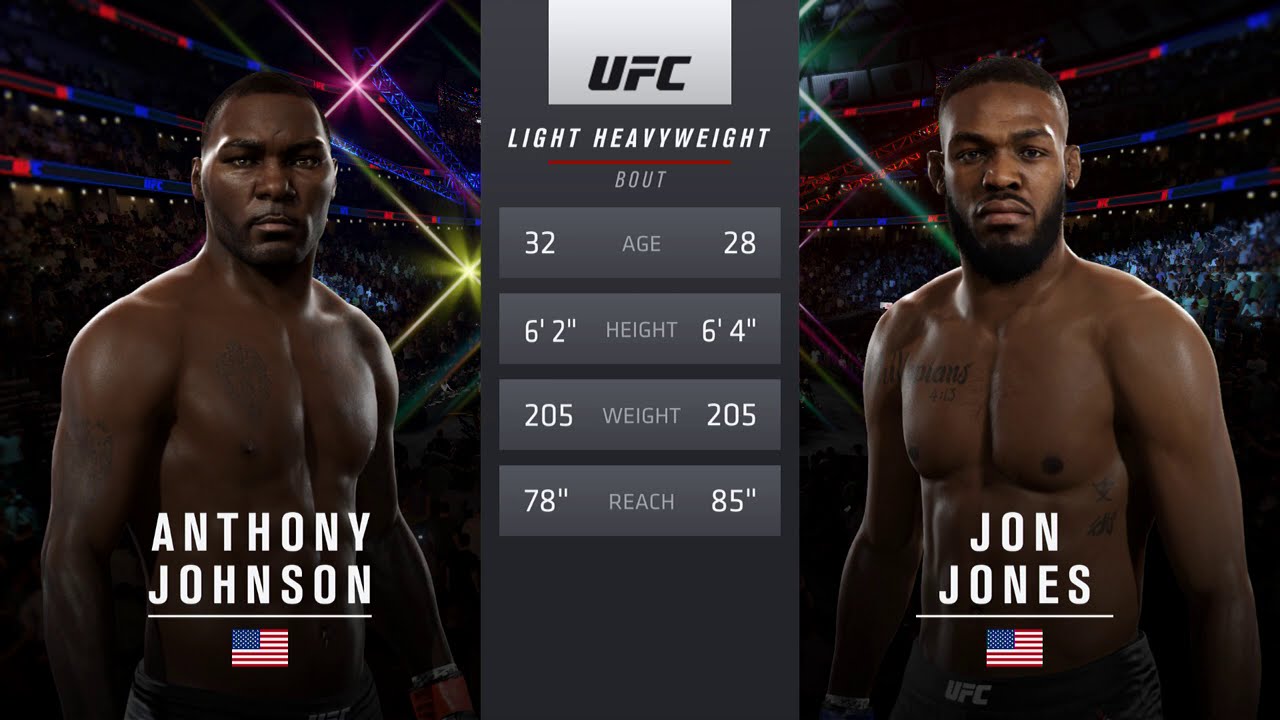 EA UFC 2 Anthony Rumble Johnson vs Jon Bones Jones YouTube