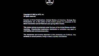 Bodega Bay Production 1992