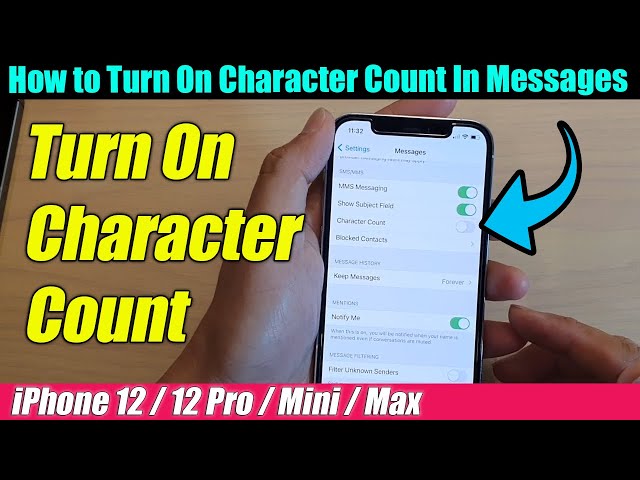 How to Turn on Character Count on an iPhone in 5 Steps