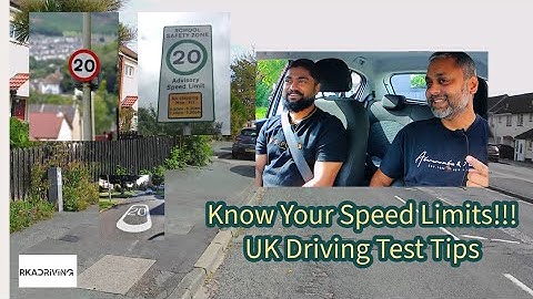 Know Your Speed Limits 🚗 | UK Driving Test Tips!!!