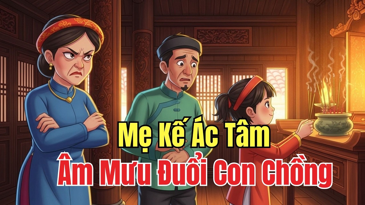 Nhân Quả Báo Ứng: Mẹ Kế Đập Bát Hương Đuổi Con Chồng Trong Đêm Mưa Quả Báo Nhãn Tiền
