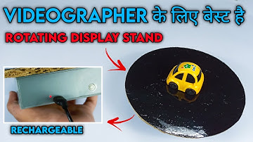 How to make rotating display stand at home | diy rotating display stand