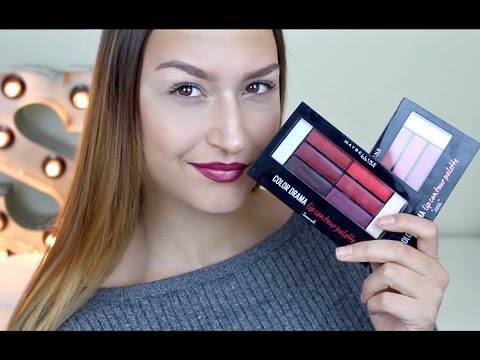 Maybelline Lip Contour Palette Review Looks Ioanna Samara Youtube