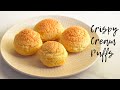HOW TO MAKE CREAM PUFFS with craqueline / Easy cream puff recipe with craqueline