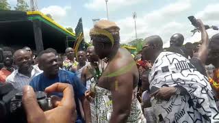 An Interview With Akrobeto At Otumfour 25 Years Of Being On The Golden Stool's Thanksgiving Service.