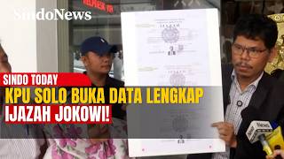 KPU Solo Serahkan Salinan Ijazah Lengkap Jokowi | Sindo Today 22/02