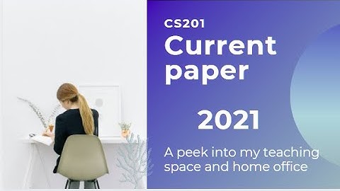 Current paper of CS201