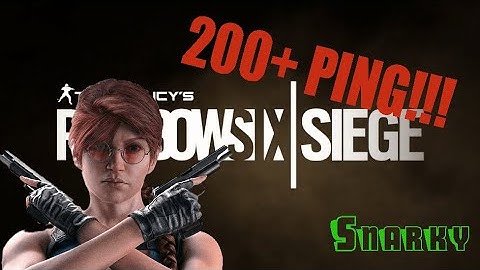 What a 200 ping game looks like in Rainbow Six Siege