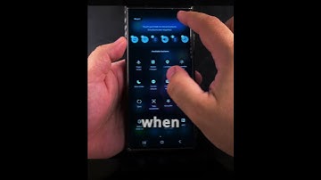 Samsung Android Merge Notifications and Quick Settings Panel part 1