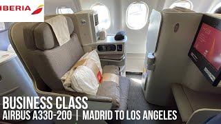 Iberia Business Class Airbus A330-200 | Madrid to Los Angeles