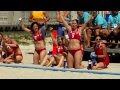 Highlights from day one of the 2013 European Beach Handball Championships