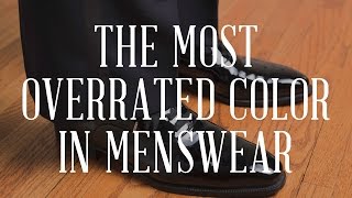 The Most Overrated Color in Menswear: Black & What Colors To Wear Instead