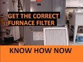 Which Furnace Filter to Buy - How Often to Change a Furnace Filter