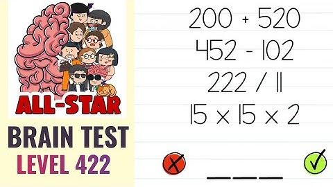 Brain Test All Star Level 422 | Get the biggest number possible | Walkthrough